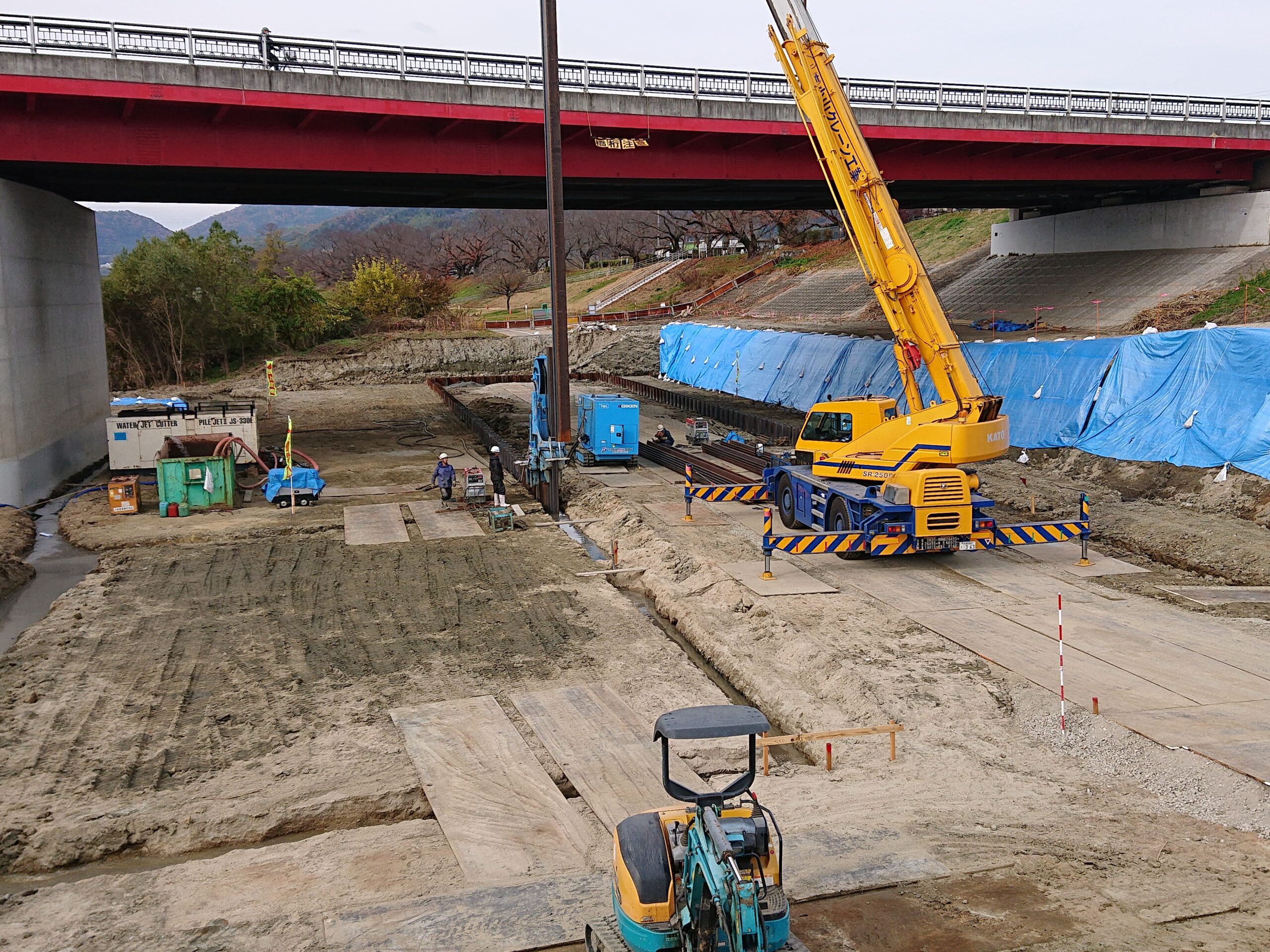 京都守口線（木津川御幸橋）防災・安全対策工事