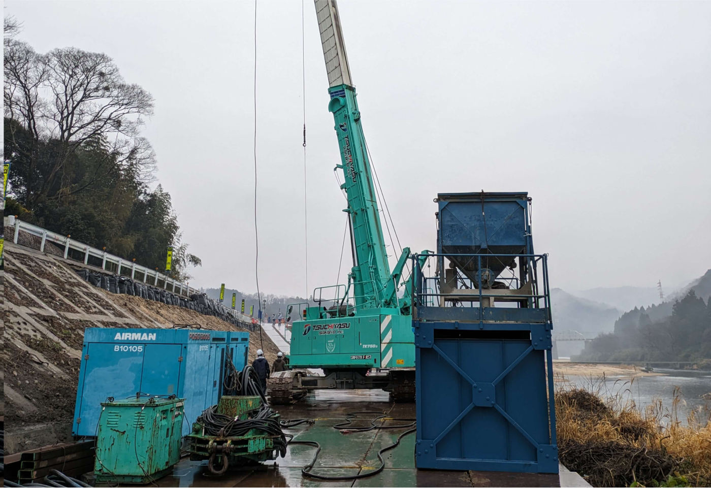 国道163号　防災・安全交付金工事