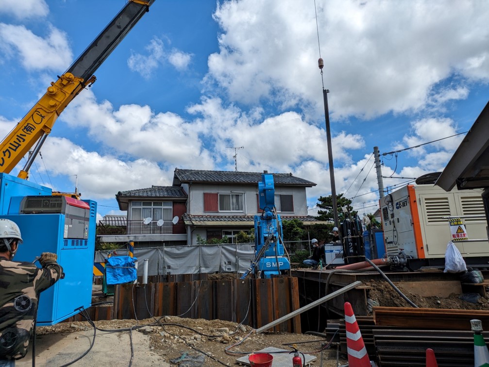 戦川総合流域防災・統合河川工事