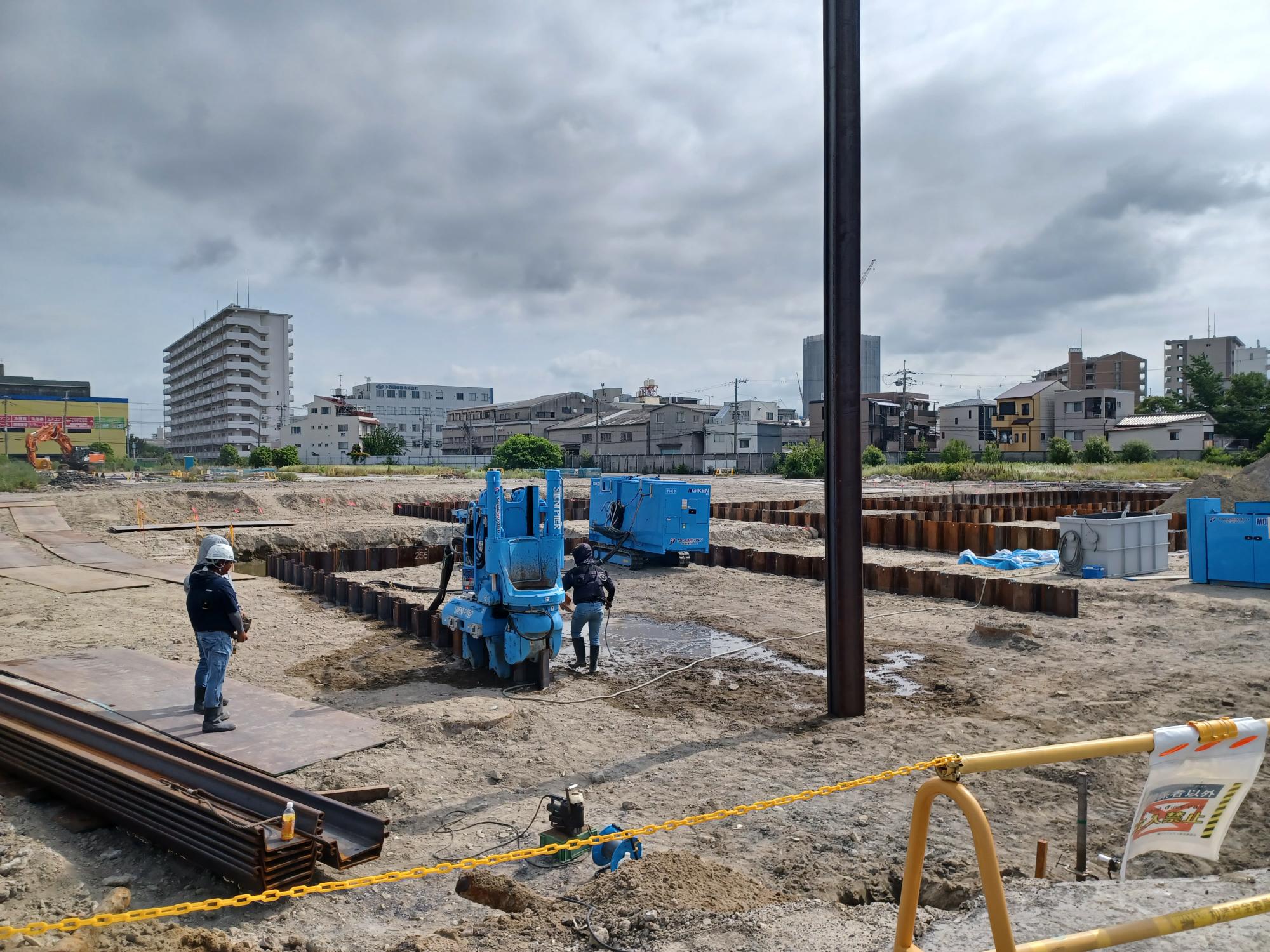 (仮称)淀川区加島物流施設計画　土間基礎及び外構解体工事、土壌汚染対策工事